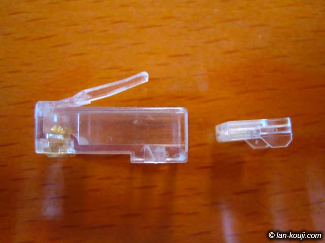 サンワサプライ製カテ6対応RJ-45プラグ