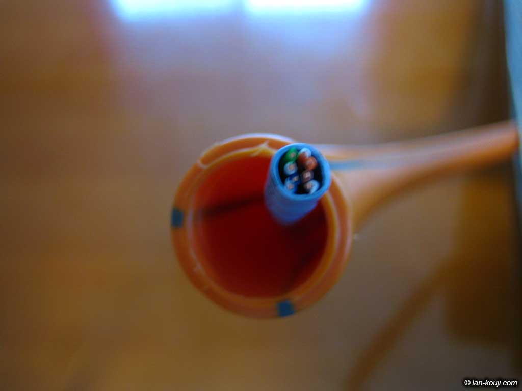 CD16にLANケーブル1本