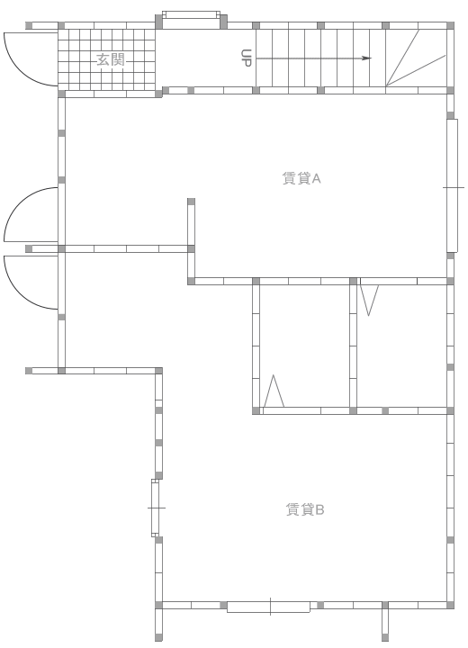 macchiさま邸1F平面図