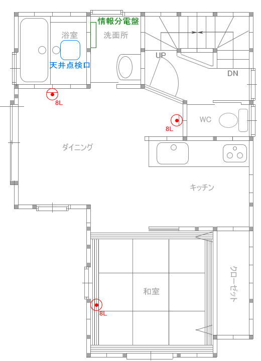 macchiさま邸2F平面図