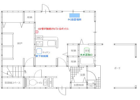kenjiさま邸1F平面図