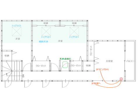 kenjiさま邸3F平面図