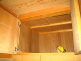和室押入れ天袋内の天井