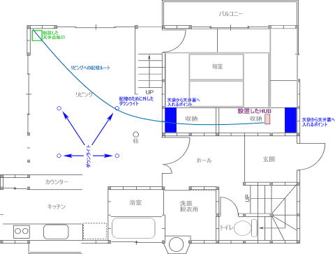 yokoさま邸1F平面図