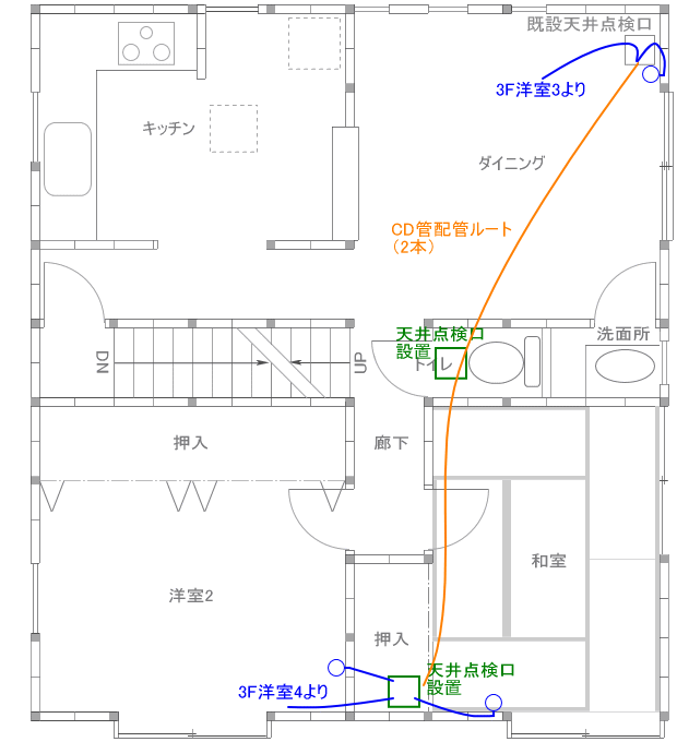 2F配線プラン