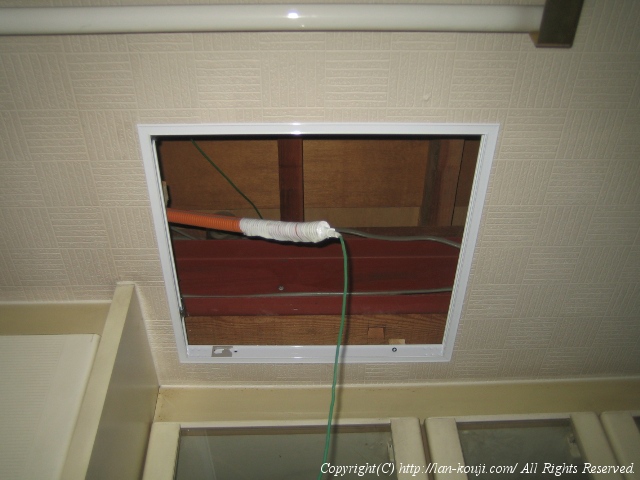 CD管の配管完了