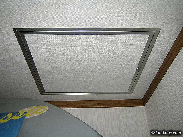 天井点検口の外観